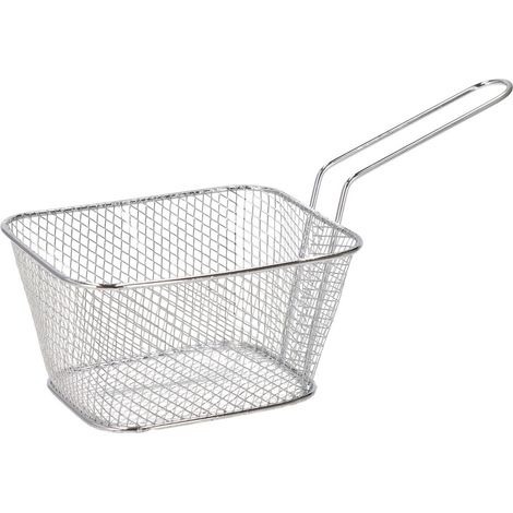 Ad Trend Cestino con Manico H 14 Cm 24 x 11,5 Cm Acciaio