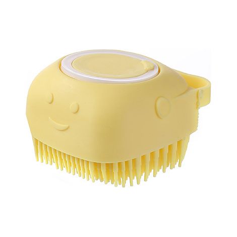 Brosse en silicone pour animaux, peigne à shampoing pour bébé, brosse de massage à bain liquide, brosse de bain et de nettoyage pour chiens et chats (1/4)
