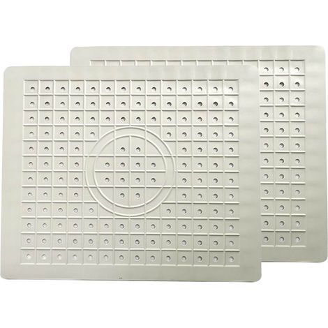 Lot de 2 tapis de protection, caoutchouc antidérapant, 25x30 cm, évier cuisine, durable (1/5)
