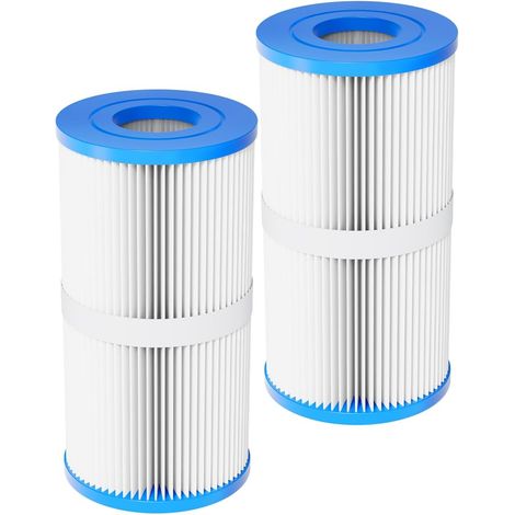 Spa Filtre Remplacement 3,25㎡ 12,7cm x 22,86cm pour PRB35-IN 2 Pack Filtre de bain à remous compatible avec PRB35-IN C-4335 FC-2385 200202 409-219 03FIL1300 17-2482 25393 303557 8173501 R173431 (1/5)