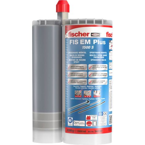 Fischer Mortier de résine époxy FIS EM Plus 1500 S - 544167 (1/4)