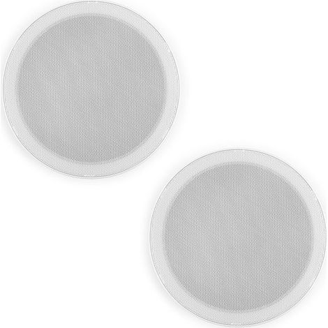 Ensemble de haut-parleurs marins MSLP65 - 2 haut-parleurs étanches extra-plats - 15 cm - 100 W - Blanc (1/5)