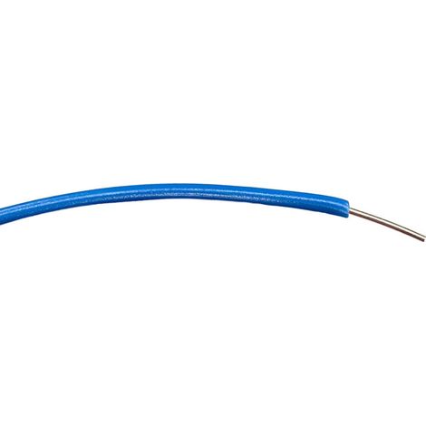 Fil électrique RS PRO BS4808 0,26 mm² 23 AWG, 1 kV c.a., PVC Bleu, 100m ( Prix pour Bobine de 100 )