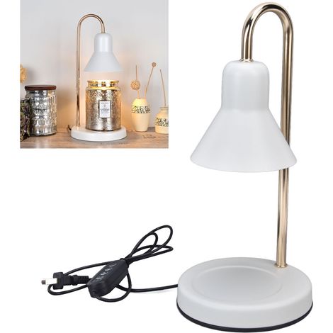 Lampe à bougie d'aromathérapie simple avec diffuseur d'huiles essentielles, minuterie réglable et fonction de variation d'intensité. (1/5)