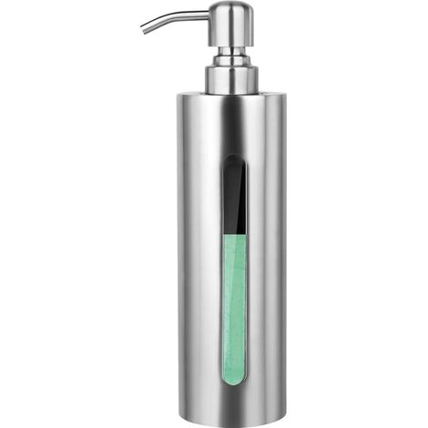 Distributeur de savon acier inoxydable pour salle de bain (1/5)