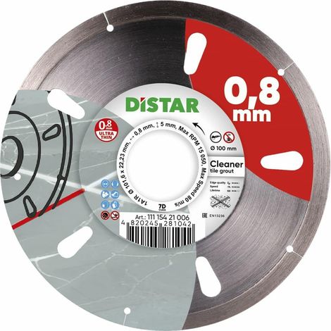 DISTRACT Diamant-Reinigungsscheibe 100 x 0,8 x 5 x 22,23 mm (1/3)