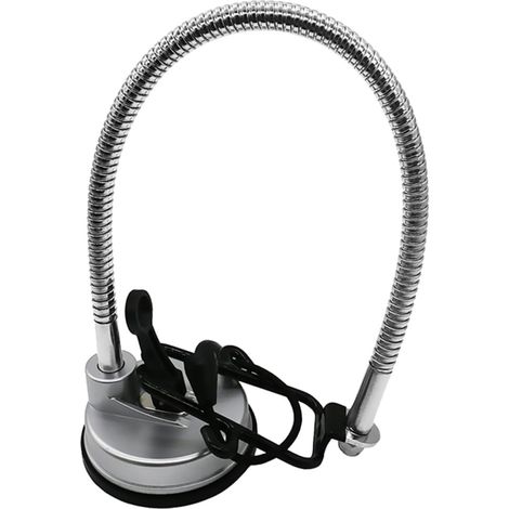 Support pour sèche-cheveux KICHOUSE avec ventouse , mains libres en alliage antirouille , grande cap (1/5)