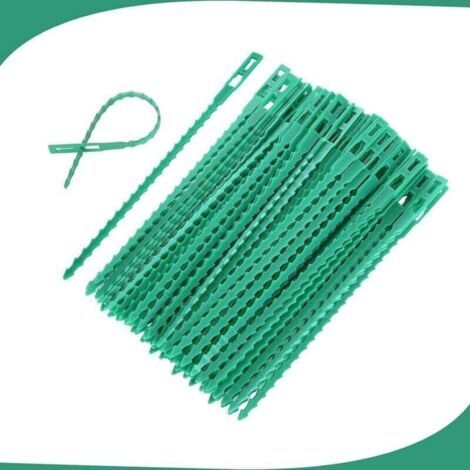 NALOOKAMIC Lien pour végétaux,Lot de 600 Attaches de Plantes, 23CM Attaches de Jardin Réglable Liens de Serrage en Plastique pour Jardin Flexible, Attache Tomates de Câble de Jardin pour Aider à Soute