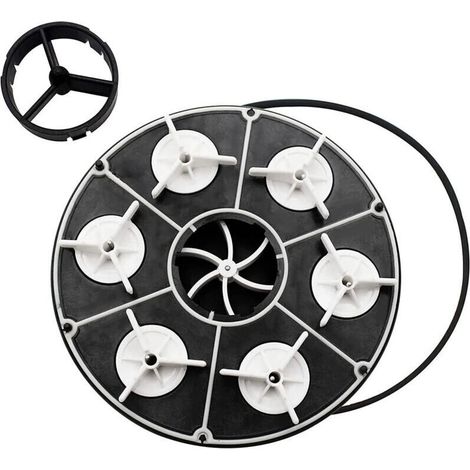 8pcs Coureurs De Porte Douche En Plastique Durable Coulissant Piste Roulement Salle Bains Verre Pour PièCes Rechange(20mm) (1/5)