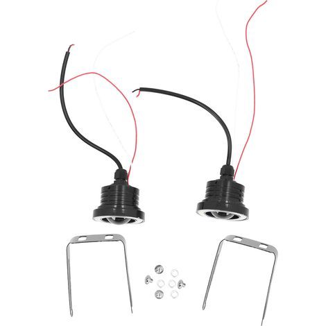Phare antibrouillard avant 30 W, 6,35 cm (2,5 pouces), étanche IP65, 1200 lm, LED blanche universelle, anneau extérieur, 12 V (1/3)