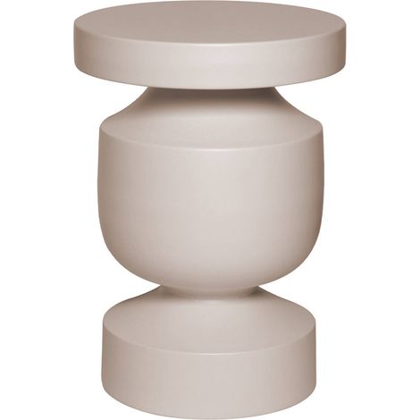 sweeek - Beistelltisch, Sofaende, Nachttisch aus Metall, Ø30,5 x H 43,5 cm