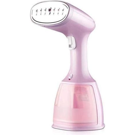Fer à vapeur, 1500 W, réservoir d'eau de 350 ml, facile à utiliser, 13 x 28 cm, rose (1/5)