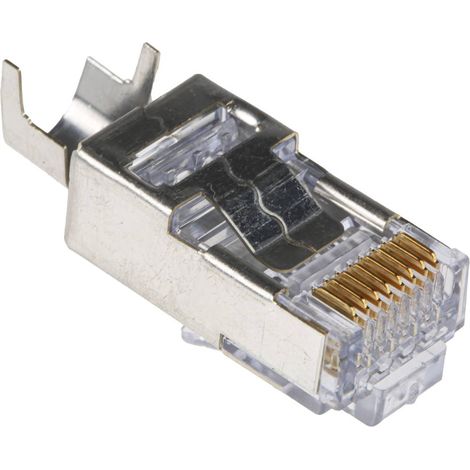 Molex CAT 5-7 mod Jack/PLU 449150021 Spina Trasparente 1 pz. (1/3)