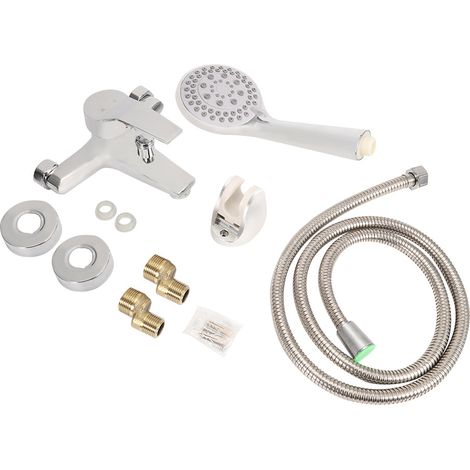 Pommeau de douche à main 5 fonctions G1/2 pouce, kit de pulvérisation pour salle de bain domestique, accessoires de douche