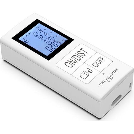 Mini télémètre infrarouge maison japonaise de haute précision salle de mesure artefact règle laser télémètre laser petit ménage 2,44 0,83 0,6 pouces (1/5)