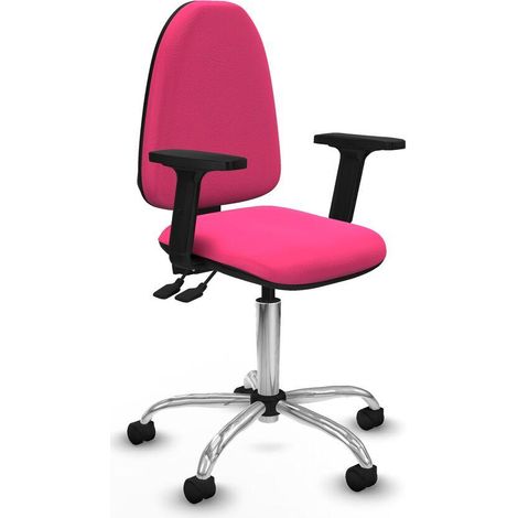 Piqueras y Crespo Aýna Asincro Silla de oficina rosa confortable (1/3)