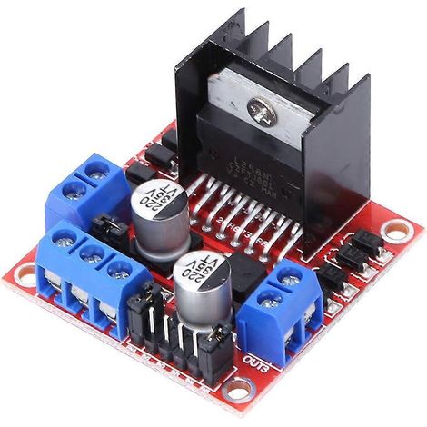 L298N Motortreiberplatinenmodul Doppel-H-Brücke kompatibel mit Schrittmotor Smart Car Roboter