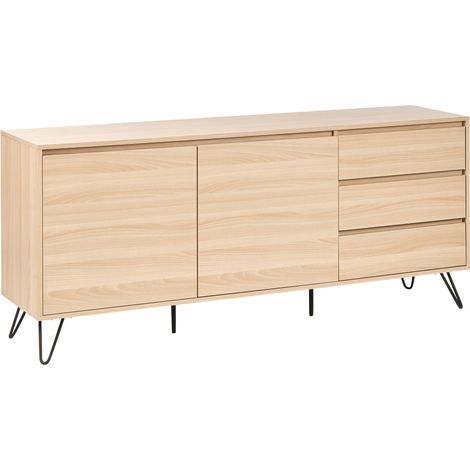 2 Door Sideboard CARDIGAN Light Brown