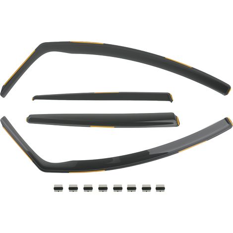 Rain Wind Deflectors Protection For Toyota Prius Mk4 2016-2021 Set 1.8mm (1/5)