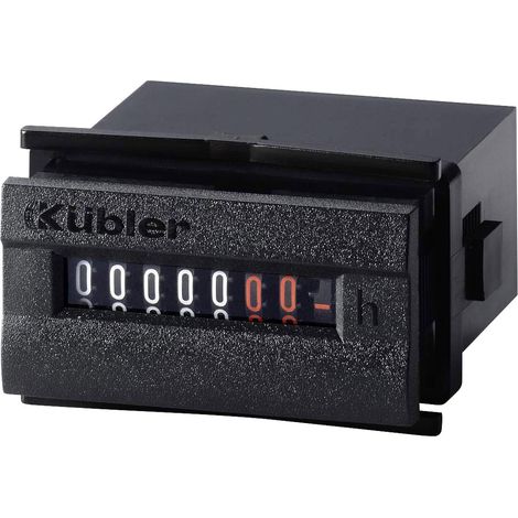 Kübler Automation 129396 3,245,201,075 H37.5 Betriebstundenzähler/Zeitzähler mit DIN-Abmessungen, 48