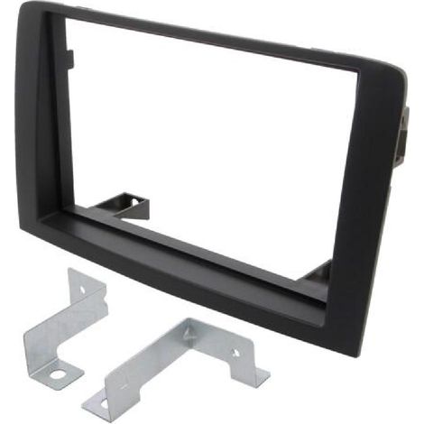 Facade Autoradio FA215C compatible avec Fiat Idea Lancia Musa 03-12 gris
