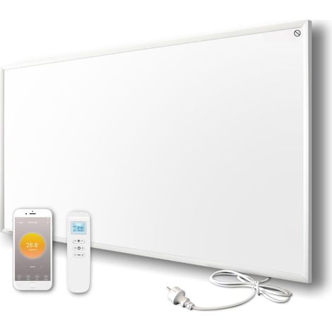 Byecold Infrarotheizung mit Thermostat 700 Watt, App Fernbedienung Steuerung, Infrarot wandmontage Elektroheizung Energiesparende, Wandheizung Heizpaneel Elektrisch Energiesparend Überhitzungsschutz (1/5)