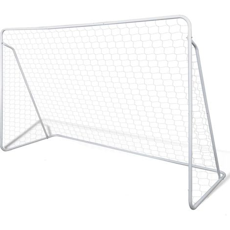 Maison Exclusive - Fußball-Tornetze 2 Stück 240 x 90 x 150 cm Sta