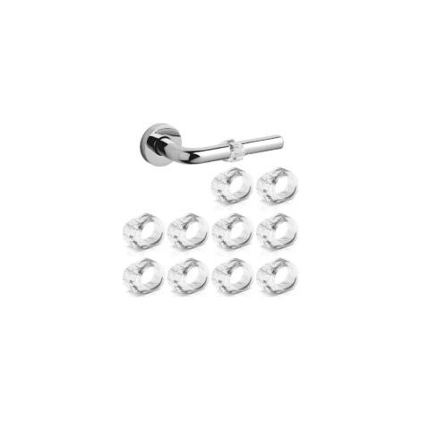 Butées de porte protection poignee porte Silicone PVC stop porte,10 Pack butee de porte interieur butée porte amortisseur porte Pour protéger l'intégrité des murs Meubles (1/5)