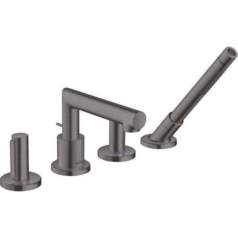 hansgrohe AXOR Uno 4-Loch Wannenrandarmatur, Zerogriff, Ausladung (1/4)