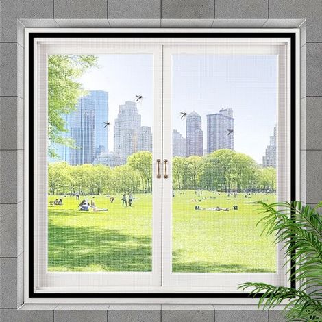 Filet de sécurité pour chat – 130 x 150 cm – Transparent – Autocollant – Sans perçage – Fenêtre (1/5)