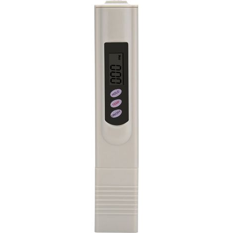 Stylo testeur numérique TDS (Total des solides dissous) pour la qualité et la pureté de l'eau (température/ppm). (1/5)