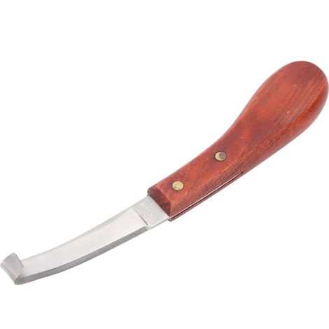 Couteau à Parer Sabot Cheval Lame Inox Couteaux de Maréchalerie avec Manche Ergonomique (1/5)