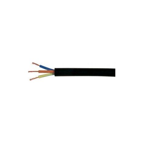 FPLUS manguera 3x1.5 negra x100mts. , Norma de fabricación: UNE 21.123-2.
- Conductor de cobre: Clase 5 según UNE 60.228.
- Aislamiento: Polietileno reticulado DIX3 según UNE HD603
