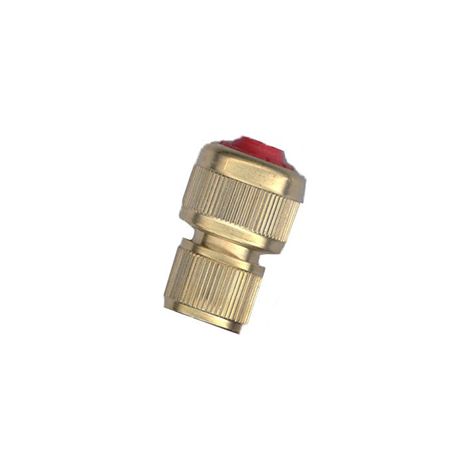 Raccord stop laiton automatique - coupleur rapide Ø 15 (1/2)