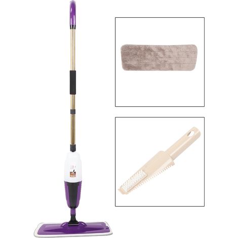 Spray Mop Rotatif 360° avec Réservoir 600ml, Serpillère Microfibre Humide et Sèche pour Nettoyage Intérieur (1/5)