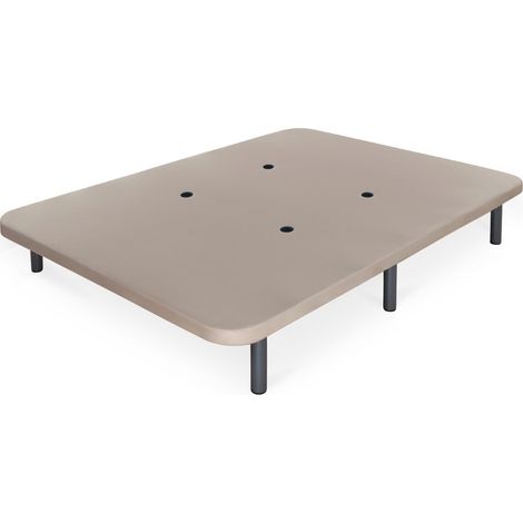 Base tapizada con válvulas de aireación 135x190 + patas incluidas