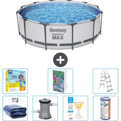 Bestway Piscina Bestway Steel Pro MAX Rotonda - 366x100 cm - 8-pezzi  S398