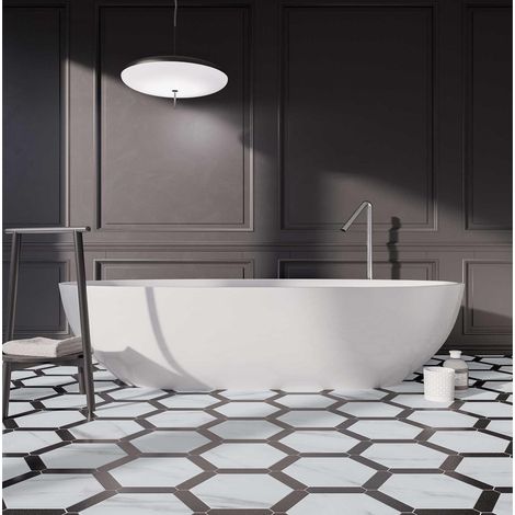 Carrelage effet marbre LOVE AFFAIRS CALACATTA HEXAGONE 23x20cm Hexagone 23x20cm - Boîte de 0.35 m2 (1/5)