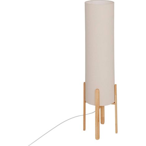 Lampadaire en Bois "Rafa" 107cm Beige