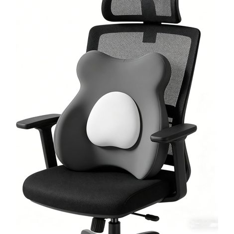 Coussin de soutien lombaire, coussin lombaire gonflable pour voiture, coussin de dos ergonomique, mousse à mémoire de forme, coussin de dossier, chaise de bureau, soutien lombaire pour la maison, le b (1/5)