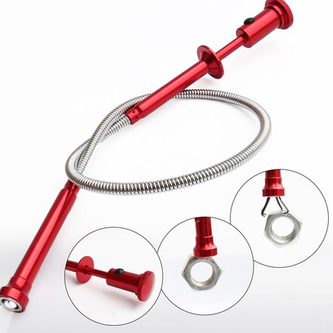 1 Ramasseur Magnétique, 62 Cm, Pliable, Lumière LED, Quatre Mâchoires, Pour Égouts Et Petits Objets (1/5)
