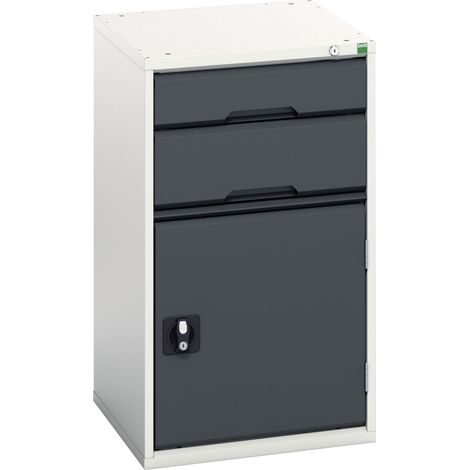 Bott 16925037.19 Verso 2 Drawer + Cupboard 900 x 525mm Anthracite Grey