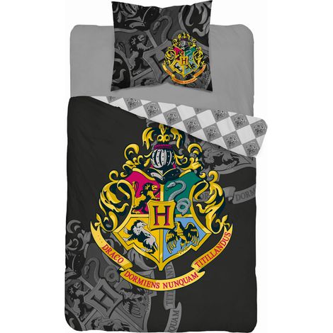 Linge de lit enfant 140 x 200 cm, blason Harry Potter (1/3)