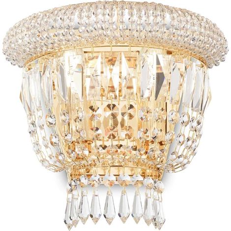 Ideal Lux Dubai - 2 Licht Wandleuchte Messing, E14 (1/2)