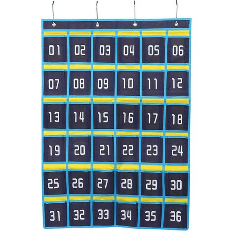 Petit organiseur mural pour téléphone portable, support mural pour téléphone portable et pochette de rangement pour bijoux-96X67CM-Blue