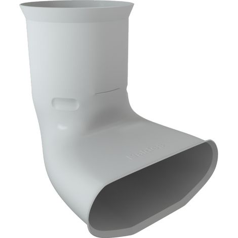 Raccord mixte coudé ovale D75 - Optiflex / Flexigaine - 11091879 ALDES - 11091879 (1/3)