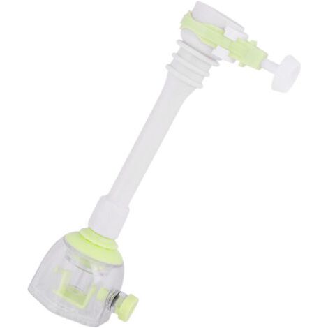 Mousseur pour robinet rotative à 360 ° Rallonge de robinet de cuisine anti-éclaboussures d'économie d'eau, 18cm (1/4)