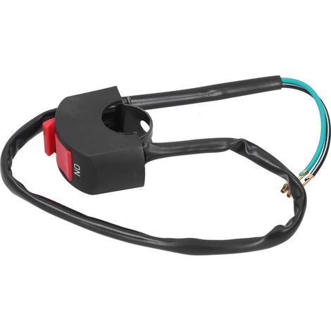 Wasserdichter 7/8"-Licht-Ein/Aus-Knopfschalter für Motorräder, passend für ATV, UTV und Roller