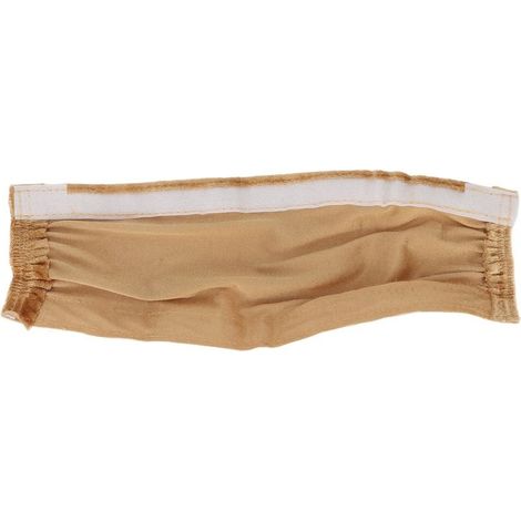 Couvercle de cordon et de chaîne, bande de boucle de crochet en flanelle, fermeture pour fils d'éclairage de lustre, Beige (1/5)