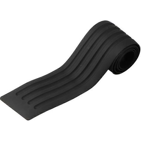 Protection de pare-chocs arrière, protection de pare-chocs arrière 104 cm x 9 cm en caoutchouc noir, protection universelle de seuil de porte (1/2)